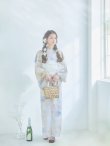 画像5: アイシーフラワー牡丹浴衣 OBI-siwa-200-kj-13-OW / HIMO-900-yn-5-IV / HEKO-800-sb-5-WH / YA-72-kn-W / GETA-01-kj-2-BL / [YMT] (5)