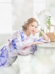 画像10: 【即日発送】ホワイト×ピオニー浴衣 OBI-g-500-kj-1-R/ HIMO-900-yn-5-IV / HEKO-800-sb-5-WH / YA-593-kj-CL/ YA-1081-kj-W / GETA-01-kj-7-P/ [YMT] (10)