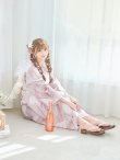 画像10: 【即日発送！】くすみピンクブロッサム浴衣【浴衣３点セット 浴衣/帯/下駄】[YMT] (10)
