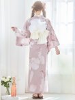 画像18: 【即日発送！】くすみピンクブロッサム浴衣【浴衣３点セット 浴衣/帯/下駄】[YMT] (18)