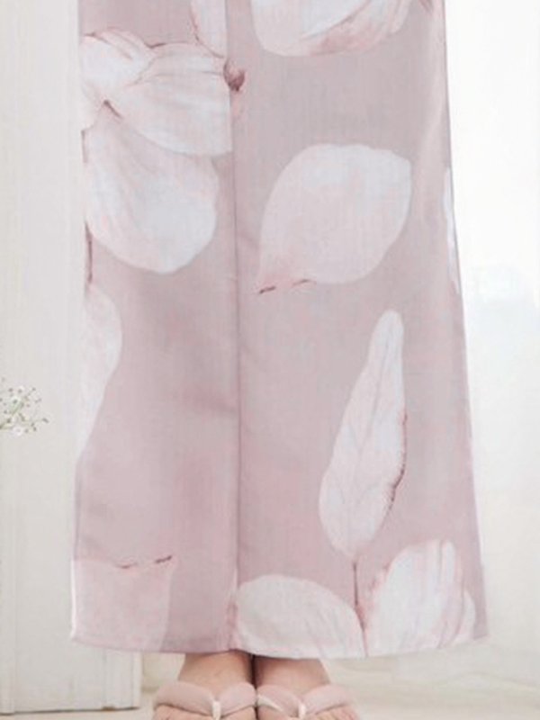 画像20: 【即日発送！】くすみピンクブロッサム浴衣【浴衣３点セット 浴衣/帯/下駄】[YMT] (20)