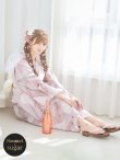 画像3: 【即日発送！】くすみピンクブロッサム浴衣【浴衣３点セット 浴衣/帯/下駄】[YMT] (3)