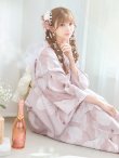 画像6: 【即日発送！】くすみピンクブロッサム浴衣【浴衣３点セット 浴衣/帯/下駄】[YMT] (6)