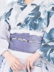 画像17: 【即日発送】グラデーションブルーグリーン浴衣 OBI-g-500-kj-9-NV / HIMO-900-yn-4-GYxGY / HEKO-800-sb-5-WH / YA-73-kn-GY / GETA-01-kj-3-IV [YMT] (17)
