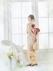 画像13: 【即日発送！】イエローベージュフラワー浴衣 OBI-siwa-200-kj-10-TRC / HIMO-900-yn-7-MOC / HEKO-800-sb-3-BR / YA-72-kn-YE / YCA982kn-W / GETA-01-kj-6-MUS/ [YMT] (13)