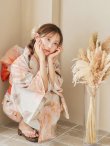 画像8: 【即日発送！】ピンクベージュ牡丹浴衣 OBI-g-500-kj-4-OR / HIMO-900-yn-5-IV / HEKO-800-sb-5-WH / YA-594-kj-CL / YA-1081-kj-BR / GETA-01-kj-7-P/ [YMT] (8)