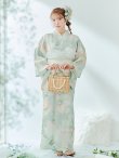 画像10: 【即日発送】アイシーミントフラワー浴衣 OBI-siwa-200-kj-13-OW / HIMO-900-yn-5-IV / HEKO-800-sb-5-WH / YA-1082-kj-MI / GETA-01-kj-4-MI /  [YMT] (10)