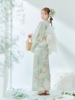 画像21: 【即日発送】アイシーミントフラワー浴衣 OBI-siwa-200-kj-13-OW / HIMO-900-yn-5-IV / HEKO-800-sb-5-WH / YA-1082-kj-MI / GETA-01-kj-4-MI /  [YMT] (21)