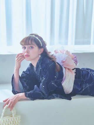 紺色/ネイビーの浴衣｜ 浴衣通販はsugar（シュガー）