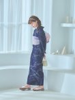 画像7: 【即日発送！】ネイビー夜空浴衣【浴衣３点セット 浴衣/帯/下駄】[YMT] (7)