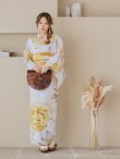 画像19: 【即日発送】アンニュイイエローフラワー浴衣 OBI-g-500-kj-5-MUS / HIMO-902-kj-2-MUS / HEKO-800-sb-5-WH / YA-577-kj-W / GETA-01-kj-3-IV /  [YMT] (19)