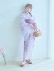 画像4: 【即日発送】アンティークパープルローズ浴衣 OBI-g-500-kj-3-PL / HIMO-902-kj-5-RosePK / HEKO-800-sb-5-WH / YA-73-kn-MVPL / YA-1081-kj-IV / GETA-01-kj-3-IV / [YMT] (4)