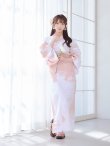 画像16: 【即日発送】ニュアンスピンクフラワー浴衣【浴衣３点セット 浴衣/帯/下駄】[YMT] (16)