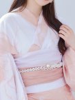 画像18: 【即日発送】ニュアンスピンクフラワー浴衣【浴衣３点セット 浴衣/帯/下駄】[YMT] (18)