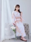 画像6: 【即日発送】ニュアンスピンクフラワー浴衣【浴衣３点セット 浴衣/帯/下駄】[YMT] (6)