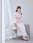 画像9: 【即日発送】ニュアンスピンクフラワー浴衣【浴衣３点セット 浴衣/帯/下駄】[YMT] (9)