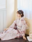 画像11: 【即日発送】くすみピンクアンティークフラワー浴衣 OBI-g-500-kj-7-GYGE / HIMO-900-yn-7-MOC / HEKO-800-sb-3-BR / YA-1079-kj-6-W / GETA-01-kj-7-P / [YMT] (11)