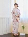 画像16: 【即日発送】くすみピンクアンティークフラワー浴衣 OBI-g-500-kj-7-GYGE / HIMO-900-yn-7-MOC / HEKO-800-sb-3-BR / YA-1079-kj-6-W / GETA-01-kj-7-P / [YMT] (16)