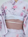 画像17: 【即日発送】【Riuコラボ】ボタニカルフラワーと蝶々の浴衣 OBI-lame-400-kj-4-DuP / HIMO-900-yn-5-IV / HEKO-800-sb-5-WH / YA-73-kn-MVPL / YA-953-kn-W / GETA-01-kj-7-P [yo/YMT] (17)