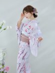 画像7: 【即日発送】【Riuコラボ】ボタニカルフラワーと蝶々の浴衣 OBI-lame-400-kj-4-DuP / HIMO-900-yn-5-IV / HEKO-800-sb-5-WH / YA-73-kn-MVPL / YA-953-kn-W / GETA-01-kj-7-P [yo/YMT] (7)