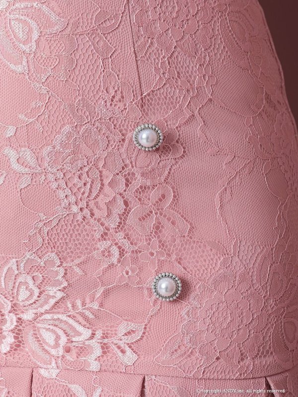 画像31: 【an/アン】総レース/ 半袖/ 袖あり/ ボタン/ ボックスプリーツ/ タイト/ ミニドレス/ キャバドレス[FB03] (31)