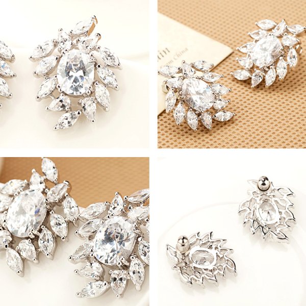 画像5: 【アクセサリー：ピアス】【ANGEL R】リーフモチーフ/シルバー/ピアス シルバー[OF02] (5)