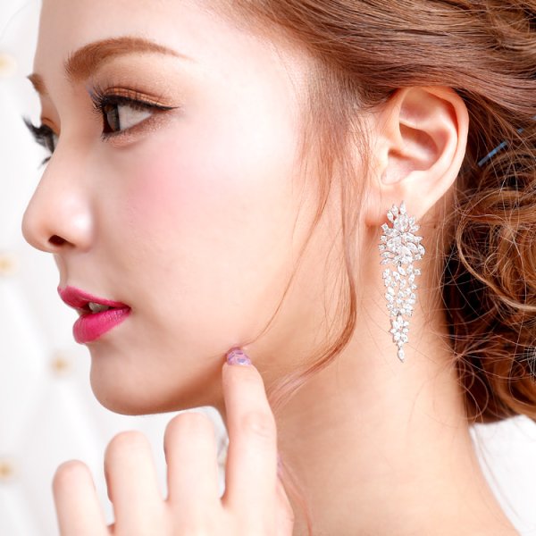 画像4: 【アクセサリー：ピアス】【ANGEL R】ストーン/シルバー/ピアス シルバー[OF02-U] (4)