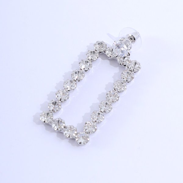 画像3: 【アクセサリー：ピアス】スクエアビジューストーンピアス【Fサイズ/1カラー】[OF02-U] (3)