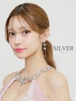 画像2: 【アクセサリー：ピアス】【ANGEL R/エンジェルアール】3連リボンビジューイヤリング[OF02] (2)