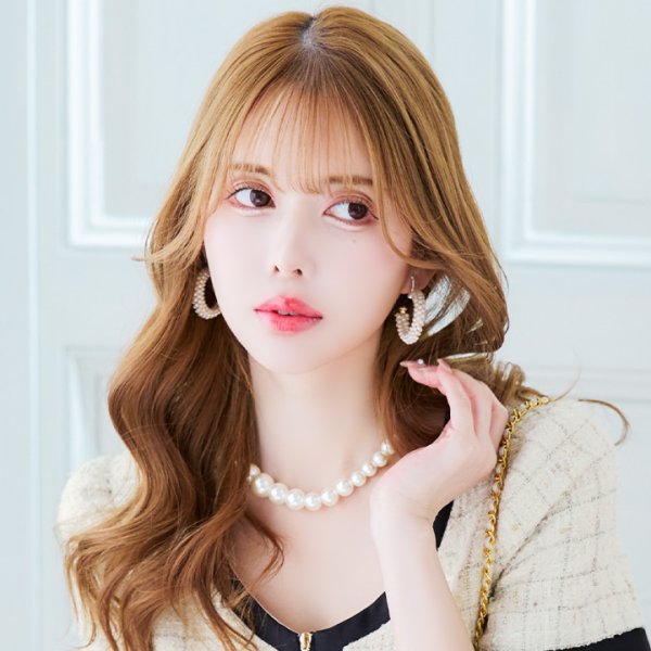 画像5: 【アクセサリー：ピアス】パールフープピアス【1サイズ/1カラー】[OF02-U] (5)