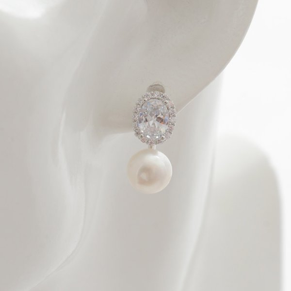 画像3: 【アクセサリー：ピアス】ドロップパールピアス【Fサイズ/1カラー】[OF02] (3)