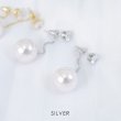 画像3: ビッグパールチェーンピアス【アクセサリー：ピアス】【Fサイズ/2カラー】[OF02] (3)