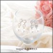画像1: 【アクセサリー：ピアス】2連ビジューパールピアス【Fサイズ/2カラー】[OF02] (1)