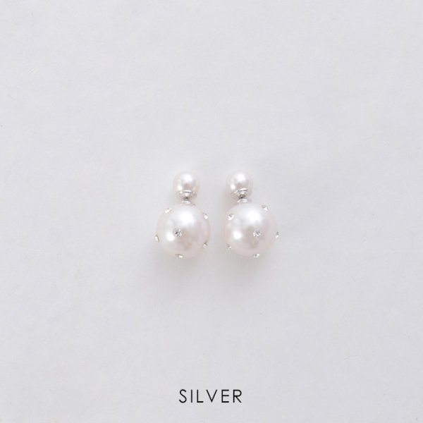 画像3: 【アクセサリー：ピアス】大粒パールピアス【Fサイズ/1カラー】[OF02] (3)