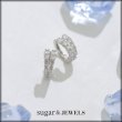 画像1: 【アクセサリー：ピアス】ビジューストーンフープピアス【Fサイズ/1カラー】[OF02] (1)
