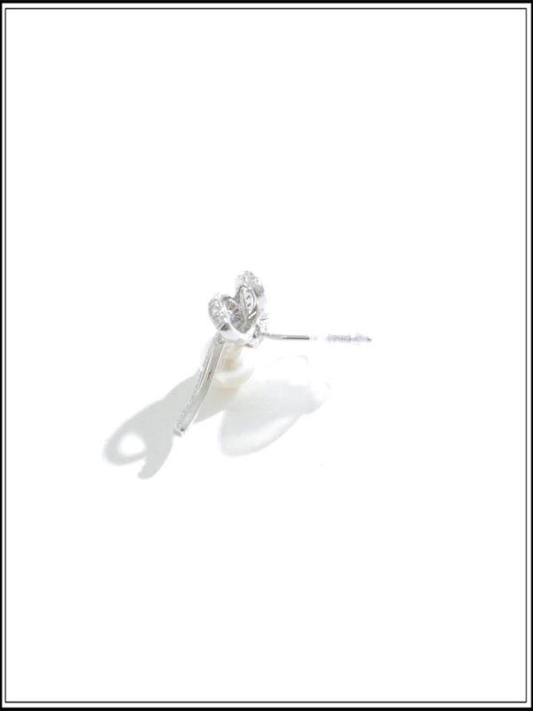 画像4: 【ピアス】ビジューリボンパールピアス【Fサイズ/1カラー】[OF02] 【YN】 (4)