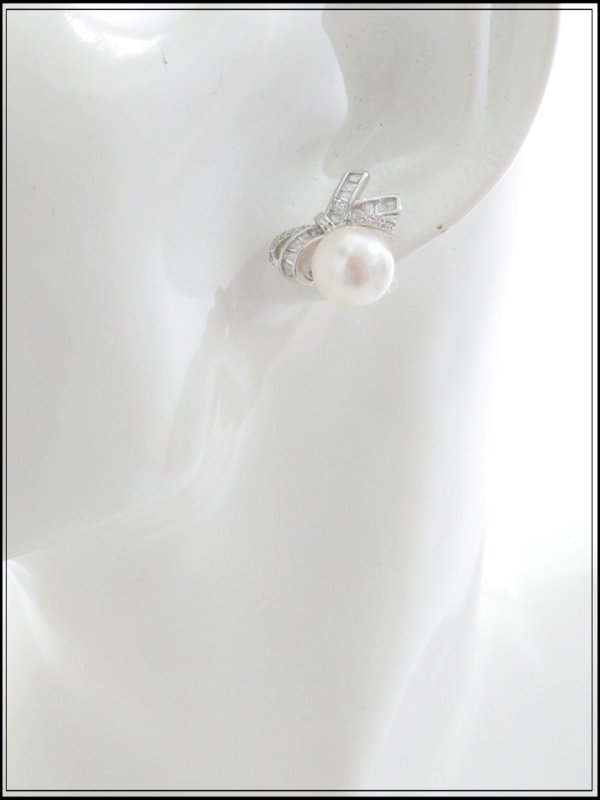 画像3: 【アクセサリー：ピアス】タイデザインパールピアス【Fサイズ/1カラー】[OF03] (3)