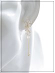 画像5: 【ピアス】フラワードロップビジューロングピアス【Fサイズ/2カラー】[OF02] (5)