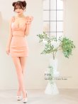 画像6: XSサイズあり【PURESS/ピュアレス】デザインショルダー/ バストタック/ チェーン/ ビジュー/ セパレート/ タイト/ マイクロミニ/ ミニドレス/ キャバドレス[OF5] (6)