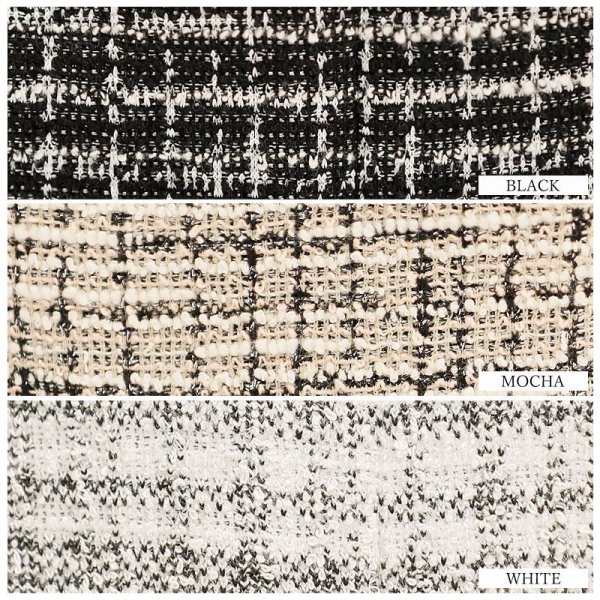 画像31: XSサイズあり【PURESS/ピュアレス】ラップデザイン/ ボタン/ ツイード/ ノースリーブ/ チェック/ タイト/ ミニドレス/ キャバドレス[OF5] (31)