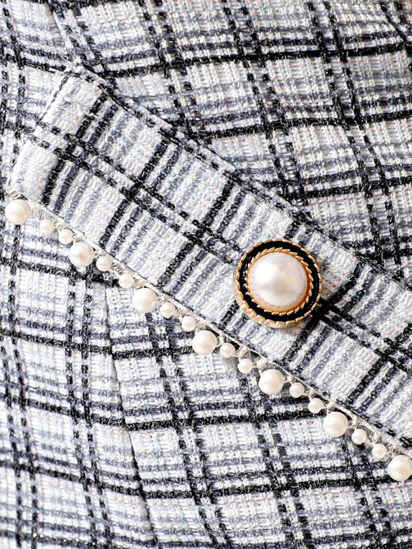 画像23: XSサイズあり【PURESS/ピュアレス】 フロントボタン/ パールショルダー/ ポケット/ タイト/ ミニドレス/ キャバドレス[OF5] (23)