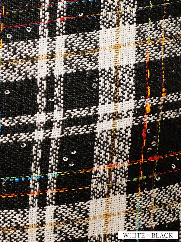 画像18: XSサイズあり【PURESS/ピュアレス】 レイヤード/ チェーン/ セパレート/ ミックスチェック/ フレア/ マイクロミニドレス/ キャバドレス[OF5] (18)