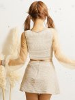 画像7: XSサイズあり☆背の低い方必見！【PURESS/ピュアレス】フロントファスナー/ メッシュ/ チェーン/ セパレート/ フレア/ マイクロミニドレス/ キャバドレス[OF5] (7)
