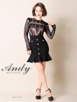 画像18: 【Andy ANDY Fashion Press 07 COLLECTION 02】シアー/ フリルデザイン/ 長袖/ロングスリーブ/ タイト/ ミニドレス/ キャバドレス[OF05] (18)