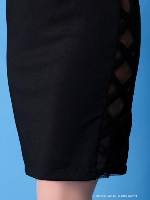 画像19: 【Andy GLAMOROUS/アンディグラマラス】ワンカラー/キャミソール/ サイドシアー/ タイト/ ミニドレス / キャバドレス[OF05] (19)