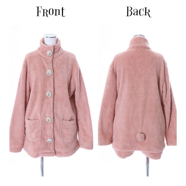 画像11: さくりなちゃんコラボふわもこベア【ハロウィンコスプレ4点セット】【Fサイズ/2カラー】[HC03] (11)