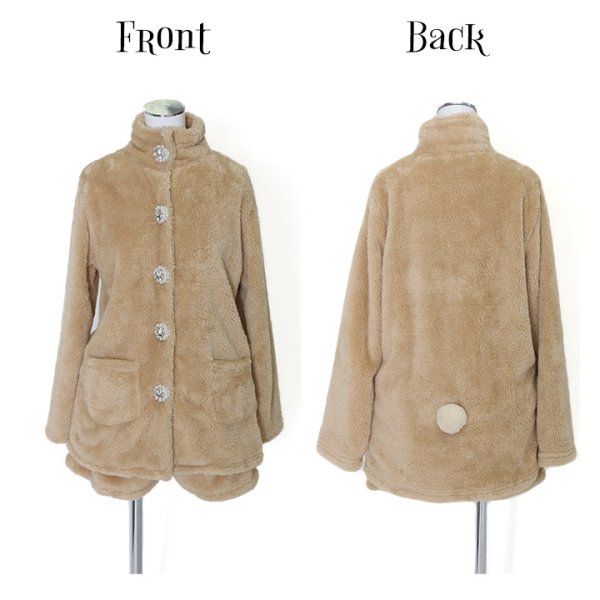 画像12: さくりなちゃんコラボふわもこベア【ハロウィンコスプレ4点セット】【Fサイズ/2カラー】[HC03] (12)