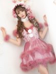 画像2: 【即日発送】桜井莉菜ちゃんコラボ☆ピンクリボンキャット/ハロウィン/サンタ/コスプレ【sugar nine サンタコス 5点セット】【S-Lサイズ/1カラー】[HC03] (2)