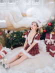 画像10: 【SALE!】【サンタコス 4点セット】【XS-Lサイズ/1カラー】ビジューフレアスカートサンタコスプレ[YMT] (10)