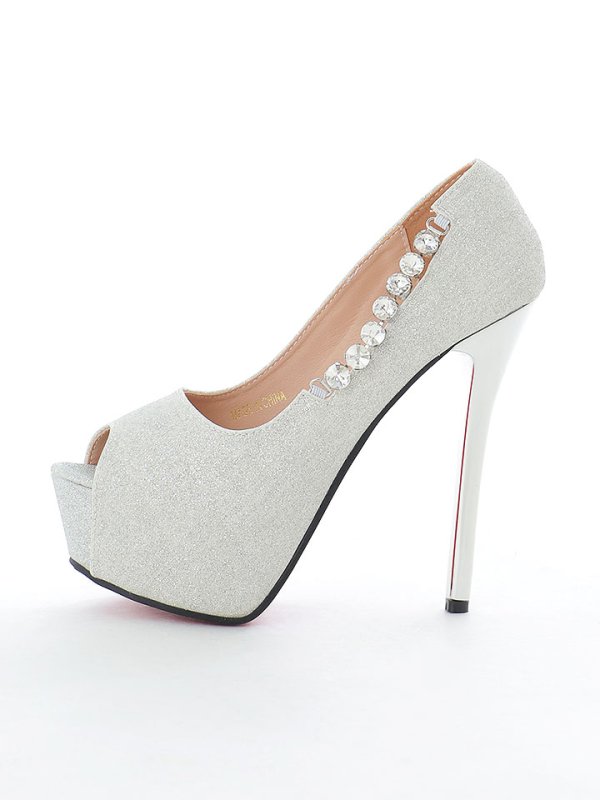 画像4: 【サンダル】サイドビジューグリッターサンダル【35-39サイズ/1カラー】[OF02] 【YN】 (4)